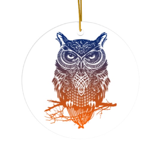 owl Ceramic Ornaments