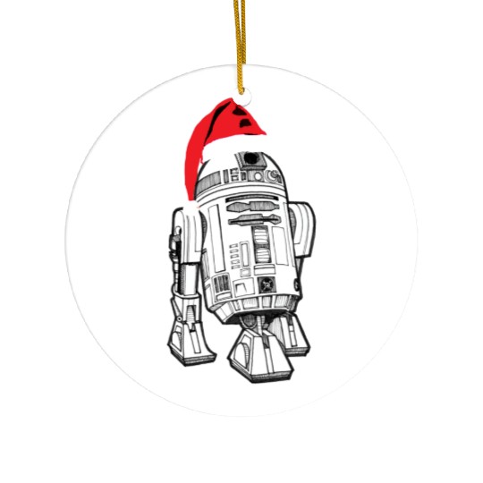 R2D2-Chrstmas Ceramic Ornaments