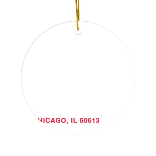 Wrigley Field Ceramic Ornaments