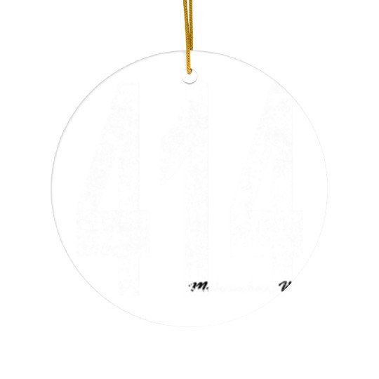 Vintage Milwaukee Area Code 414 Ceramic Ornaments