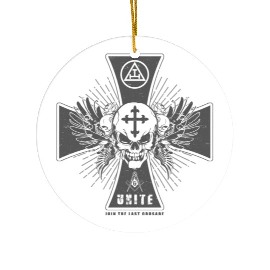 Knights Templar - Join The Last Crusade Infidel Ceramic Ornaments