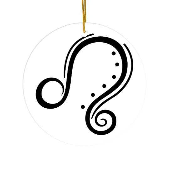 Zodiac Lion Ceramic Ornaments