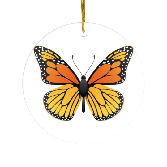 Monarch butterfly Ceramic Ornaments