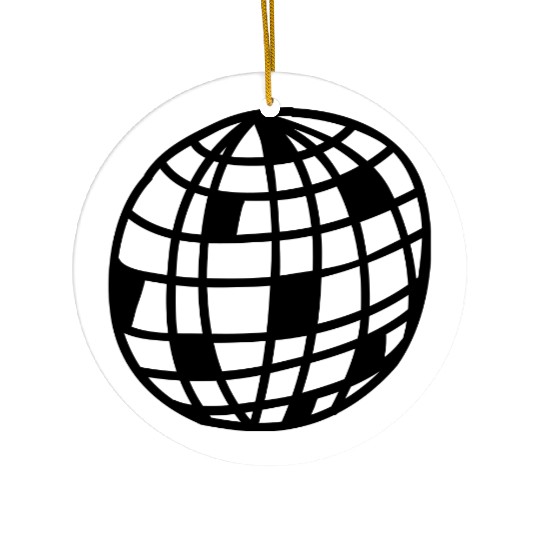 Disco ball Ceramic Ornaments