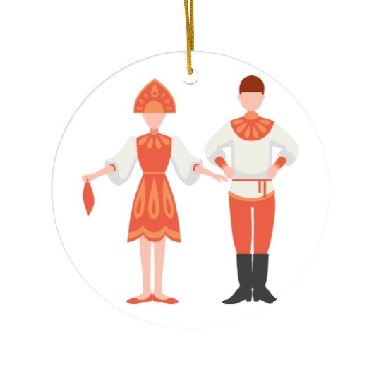 dancing couple Ceramic Ornaments