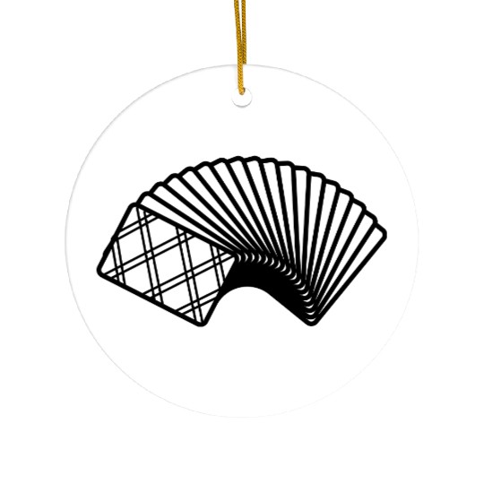 playing cards Ceramic Ornaments