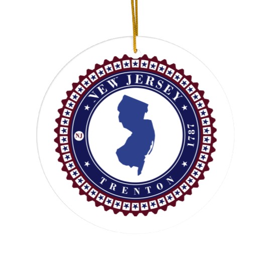 New Jersey Ceramic Ornaments