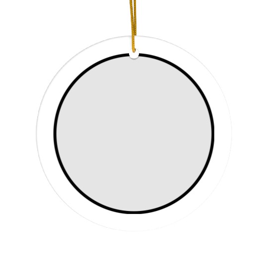 circle outline Ceramic Ornaments