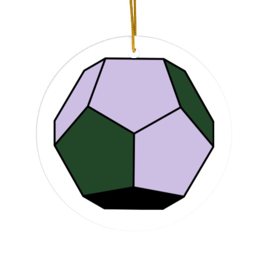 platonic solid Ceramic Ornaments