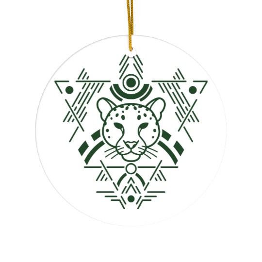 leopard Ceramic Ornaments