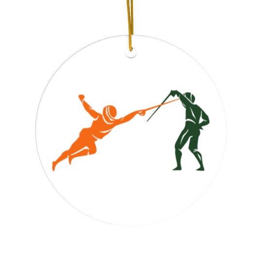 fencing Ceramic Ornaments