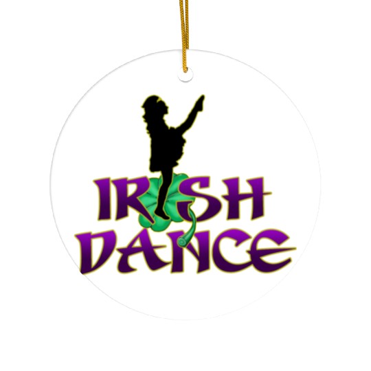 Irish Dance Ceramic Ornaments