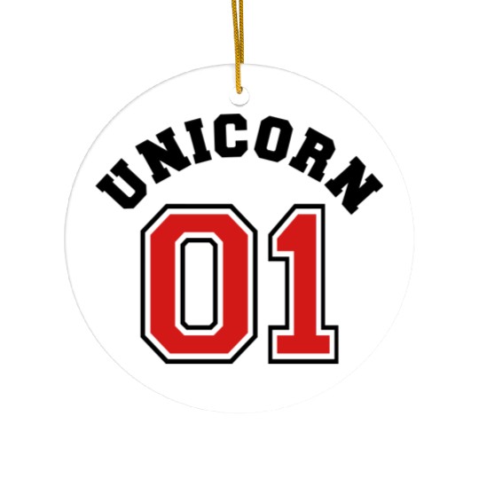 unicorn 01 - Horse - Magic - Fairytale - funny Ceramic Ornaments