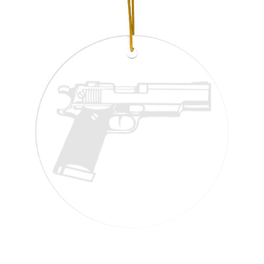 Gun Ceramic Ornaments