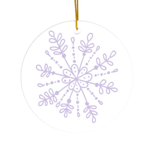 snowflake vectorstock 6438519 Ceramic Ornaments