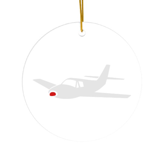 little airplane (variable colors!) Ceramic Ornaments