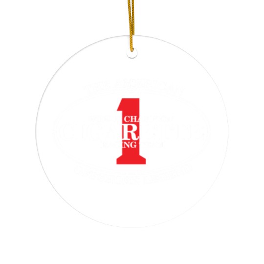 Cigarette Racing Team Ceramic Ornaments