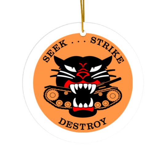 M18 HELLCAT Tank Destroyer Ceramic Ornaments
