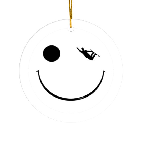 Snowboarding - Happy Halfpipe Ceramic Ornaments