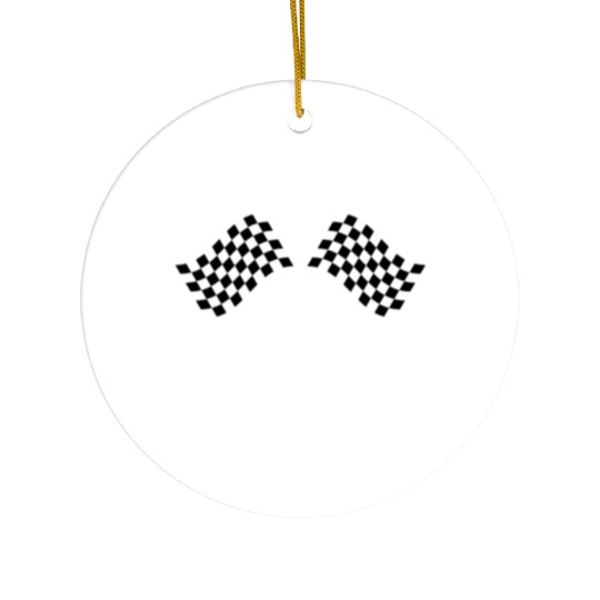 Pit Crew Racing Team Sports Racers Track Pit Stops Ceramic Ornaments