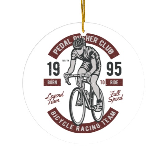 Bicycle Racing Team Ceramic Ornaments