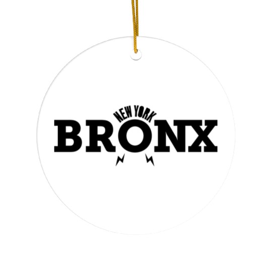 The Bronx Music Ceramic Ornaments