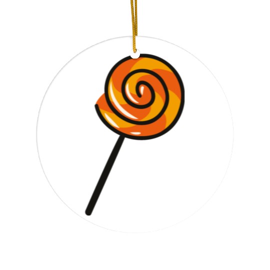 Lollipop Ceramic Ornaments