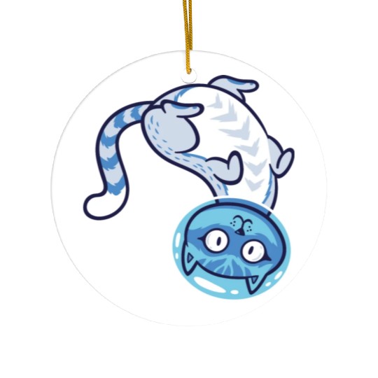 Space cat Ceramic Ornaments