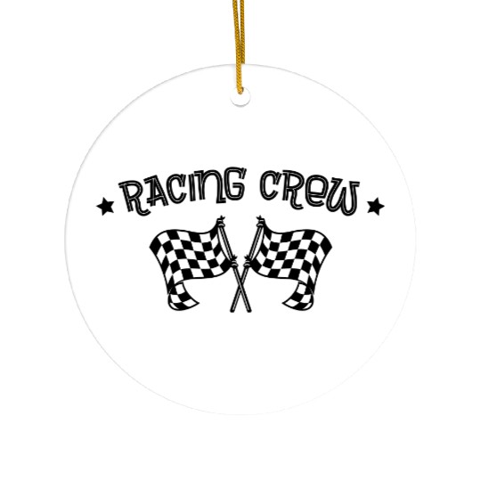 Racing Crew 2 Ceramic Ornaments