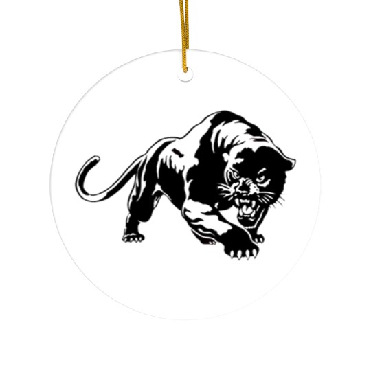 Black Panther Ceramic Ornaments