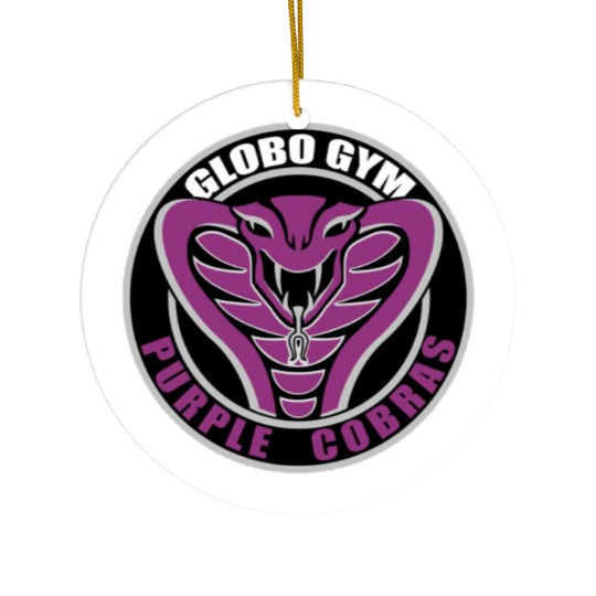 Globo Gym Purple Cobras Ceramic Ornaments