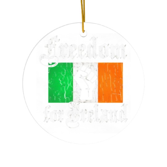 freedom for ireland Ceramic Ornaments