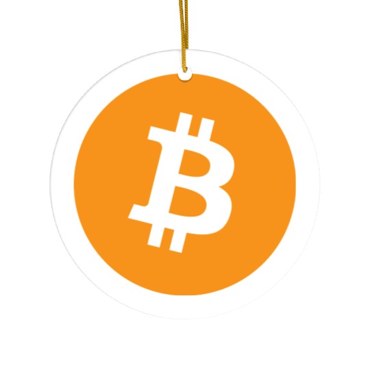 Bitcoin Ceramic Ornaments