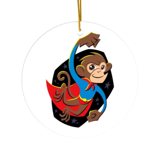 monkey cartoon Ceramic Ornaments
