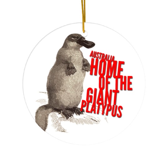 platypus Ceramic Ornaments