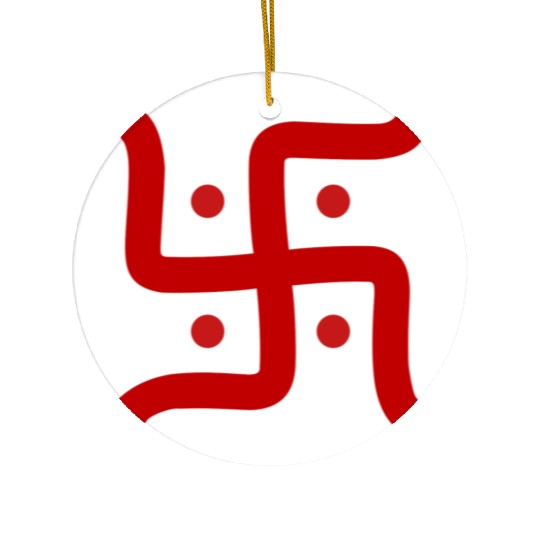 Hindu Swastika Ceramic Ornaments