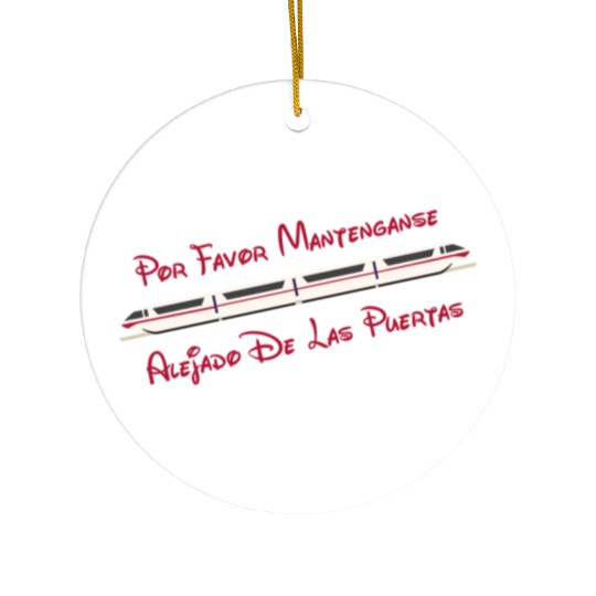 Monorail - Por Favor Ceramic Ornaments