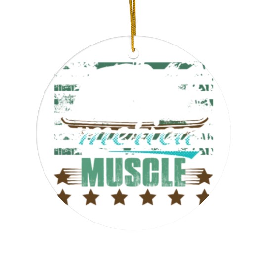 'Merica Muscle Car Ceramic Ornaments
