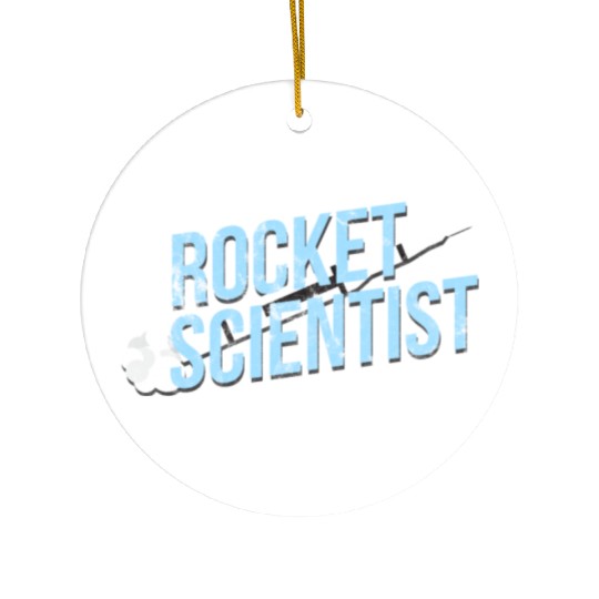 Science - Rocket Scientist Ceramic Ornaments