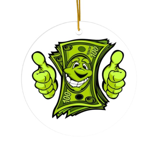 Hello Money Ceramic Ornaments