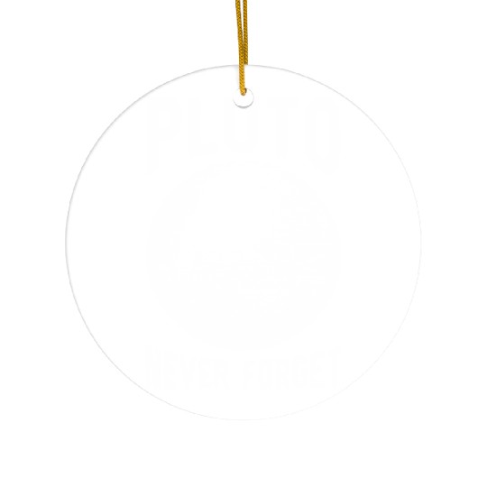 Pluto - pluto never forget Ceramic Ornaments