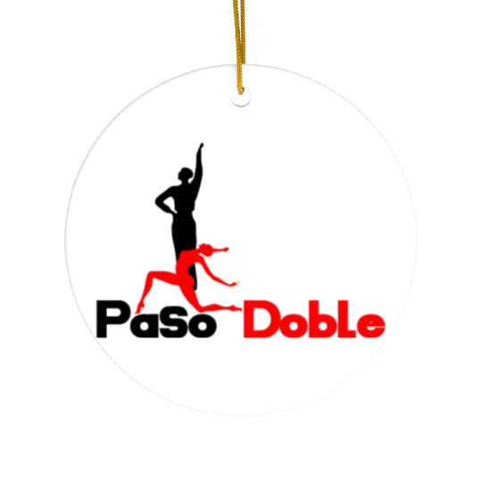 Paso Doble Latin Dance Dancing Dancer Gift Ceramic Ornaments