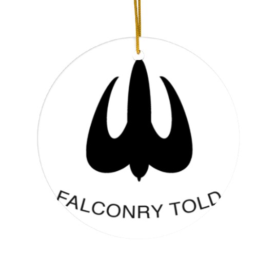 Falconry Told Ceramic Ornaments
