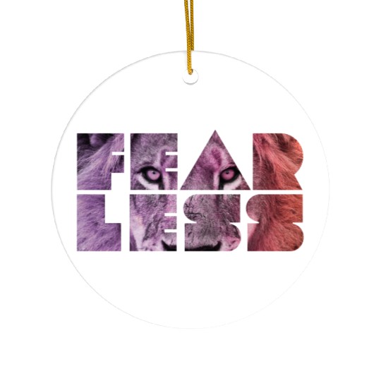 fearless Ceramic Ornaments