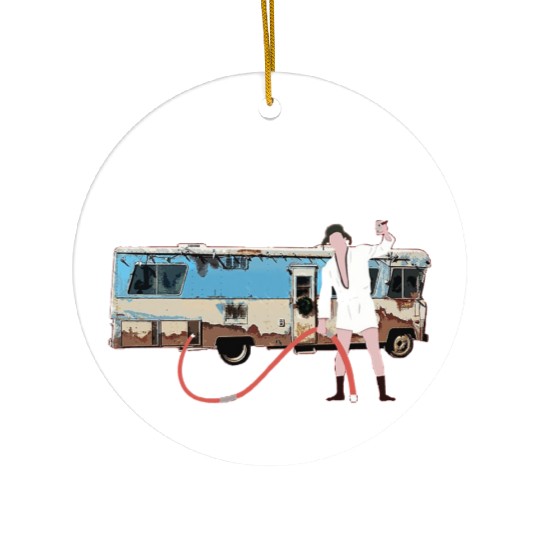 Cousin Eddie, Shitter was full Ceramic Ornaments