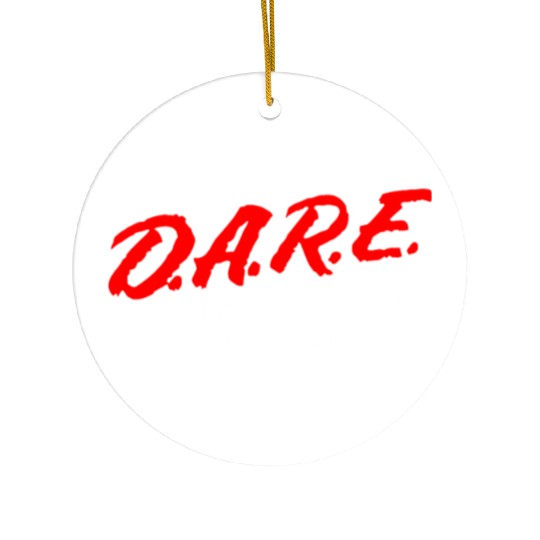 Dare To Resist Drugs Violence Brand New Multiple S Ceramic Ornaments