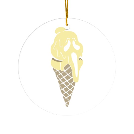 I Scream Ice Funny Ceramic Ornaments