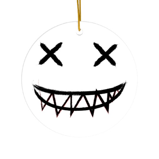 Gringe face Ceramic Ornaments