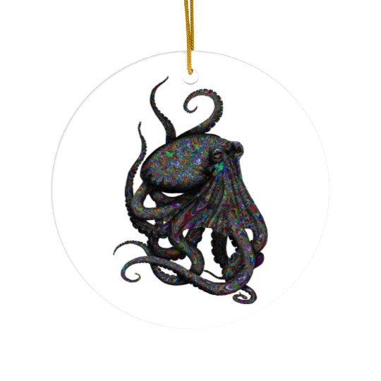 Octopus Psychedelic Ceramic Ornaments