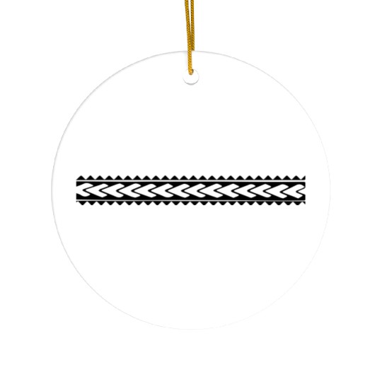 Maori Tattoo Ceramic Ornaments